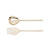 Gold Simple Salad Servers -  Tableware - AC-Abbott Collection - Putti Fine Furnishings Toronto Canada