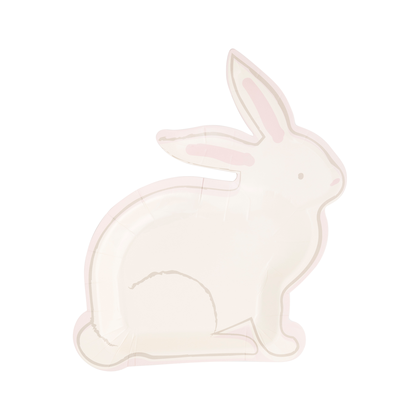 Die Cut Bunny Plate