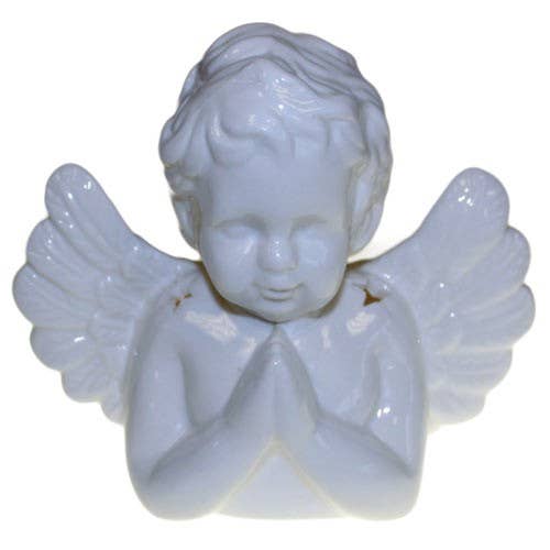 White Angel Praying Wax Burner | Putti Fine Furnishings 
