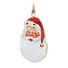 Vintage Santa Face Tin Ornament