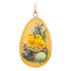 Chick & Flowers Egg Ornament  | Putti Decorations