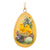 Chick & Flowers Egg Ornament  | Putti Decorations 