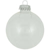 Clear Glass Ball Ornaments - Set of 8 | Putti Christmas Canada