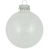 Clear Glass Ball Ornaments - Set of 8 | Putti Christmas Canada