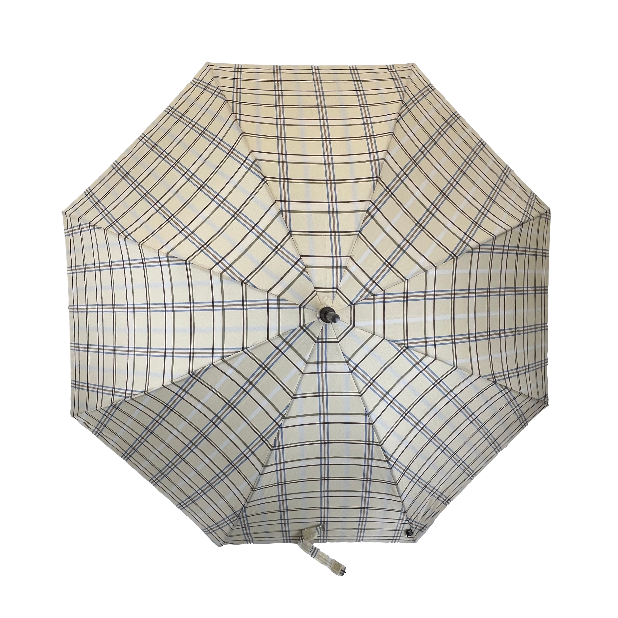 Everyday Tartan Stick Umbrella - Cream