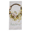 Spring in Bloom "Happy Spring" Tea Towel  | Putti Fine Furnishings