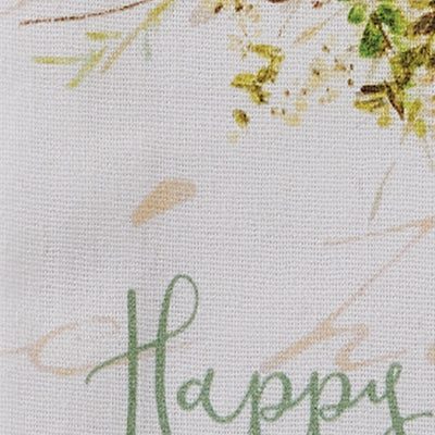 Spring in Bloom "Happy Spring" Tea Towel  | Putti Fine Furnishings