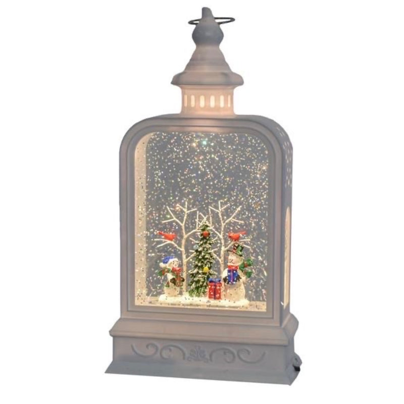 Perpetual Snow White Snowman Lantern