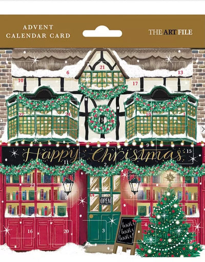“Happy Christmas” Christmas Shop Advent Card