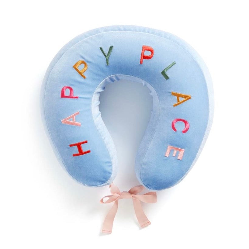 ban.do Getaway Travel Pillow "Happy Place"