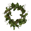 Twig Wreath with Leaves and Berries