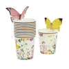 "Truly Fairy" Butterfly Paper Cups, TT-Talking Tables, Putti Fine Furnishings