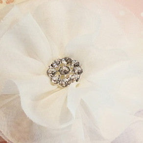  Miss Rose Sister Violet Flower Diamante Buttons, MRSV-Miss Rose Sister Violet, Putti Fine Furnishings