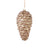Gold with Pink Wash Glass Pinecone Ornament | Putti Christmas Celebrations 