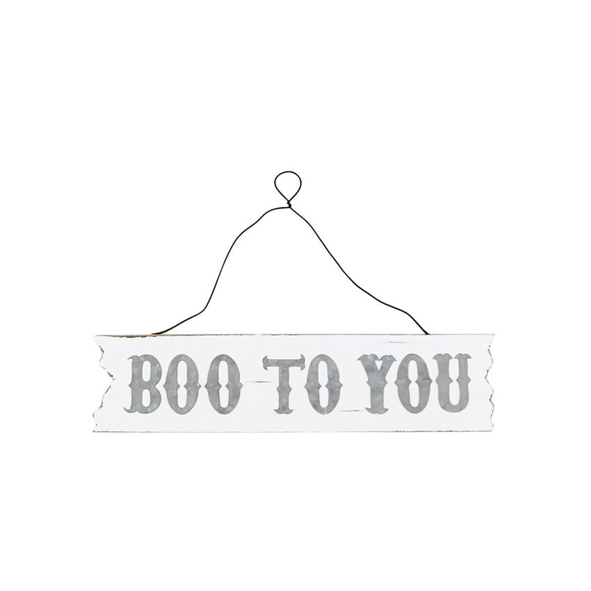 Halloween Door Hanger "Boo to You" - Putti Celebrations Canada