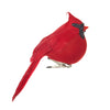 Feather Cardinal Clip Ornament