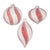 Peppermint Stripe Ornament | Putti Christmas Decorations Canada 