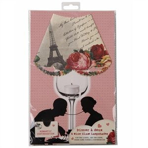  Love Talk Wine Glass Lamp Shades, TT-Talking Tables, Putti Fine Furnishings