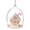 Gingerbread House Cloche Ornament | Putti Christmas Celebrations