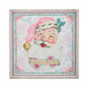 Santa Textured Paper Wall Art