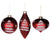 Red with White Tree Ornaments  | Putti Christmas Canada