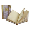 Mini Monogrammed Marbleized Note Book, Punch Studio, Putti Fine Furnishings