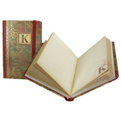 Mini Monogrammed Marbleized Note Book, Punch Studio, Putti Fine Furnishings