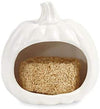 White Ceramic Pumpkin Sponge Holder