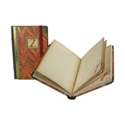 Mini Monogrammed Marbleized Note Book, Punch Studio, Putti Fine Furnishings