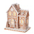 White Icing Lighted Gingerbread House