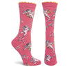 Ozone Angel de Jouy Socks - Pink | Putti Fine Furnishings Canada
