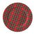 Tartan Fabric Christmas Chargers