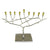 Gold and Nickle Branch Menorah | Putti Hanukkah 