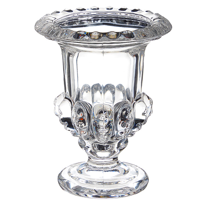 Clear Glass Classic Urn - Small  | Putti Fine Furnishings 