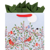 Large Cardinals and Songbirds Christmas Gift Bag