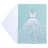 Tulle Wedding Dress Greeting Card