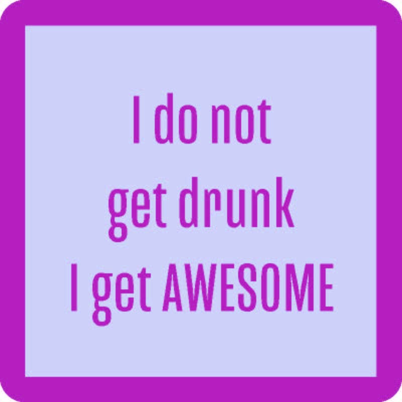 Drinks on Me coasters - I Get Awesome | Putti Fine Furnishings Canada 