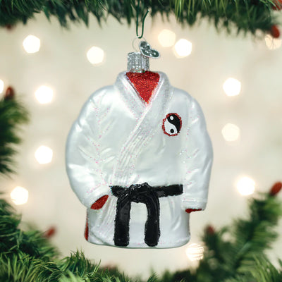 Old World Christmas Martial Arts Robe Glass Ornament  | Putti Christmas Canada