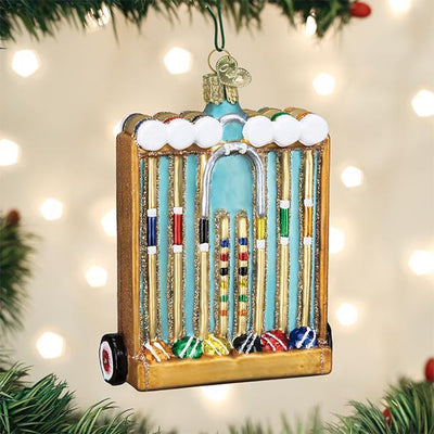 Old World Christmas Croquet Glass Ornament | Putti Christmas