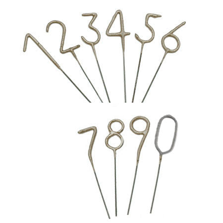  Number Sparklers - Zero to Nine, S&S-Siu & Sons, Putti Fine Furnishings