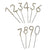  Number Sparklers - Zero to Nine, S&S-Siu & Sons, Putti Fine Furnishings