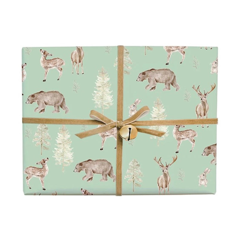 Forest and Fauna Gift Wrap Roll | Putti Fine Furnishings Canada 
