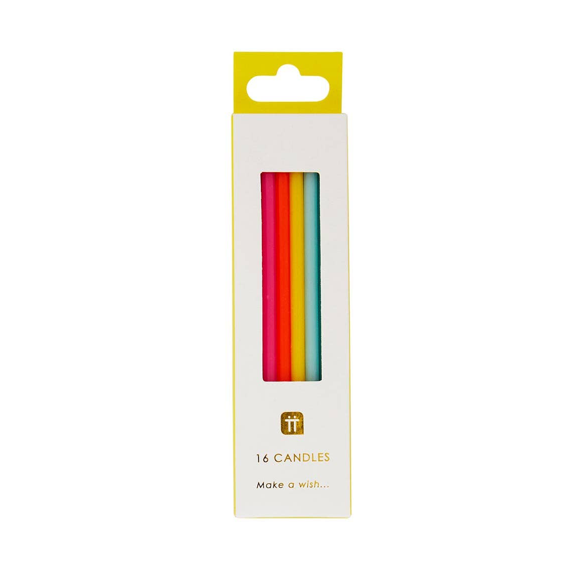 Tall Rainbow Birthday Candles