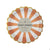 "Toot Sweet" Orange and White Striped - Small Paper Plates -  Party Supplies - Meri Meri UK - Putti Fine Furnishings Toronto Canada - 1