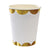  "Toot Sweet"White and Gold Scalloped - Paper Cups, MM-Meri Meri UK, Putti Fine Furnishings