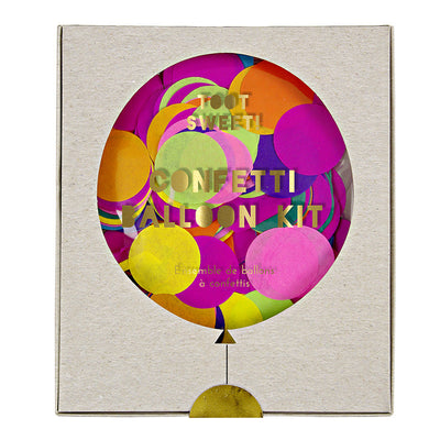 Meri Meri Confetti Balloon Kit - Multicolor Brights | Le Petite Putti