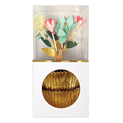 Meri Meri Flower Bouquet Cupcake Kit, MM-Meri Meri UK, Putti Fine Furnishings