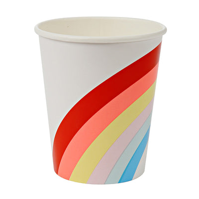 "Rainbow" Paper Cups -  Party Supplies - Meri Meri UK - Putti Fine Furnishings Toronto Canada - 1