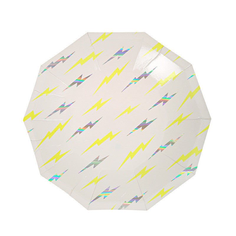 Superhero "Zap" Paper Plates - Small-Party Supplies-MM-Meri Meri UK-Putti Fine Furnishings