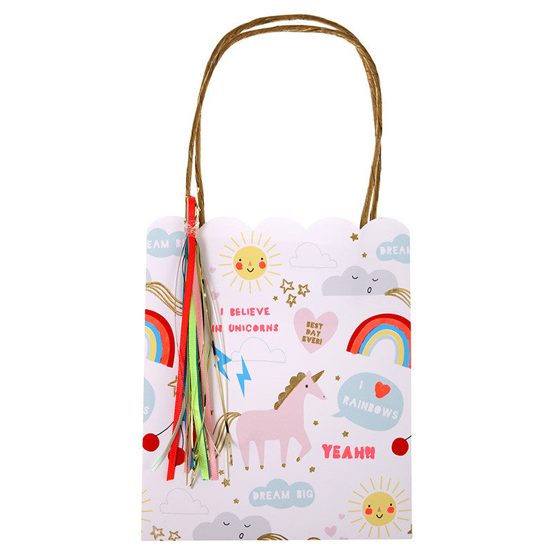 "I Believe in Unicorns" Party Bags -  Party Supplies - Meri Meri UK - Putti Fine Furnishings Toronto Canada